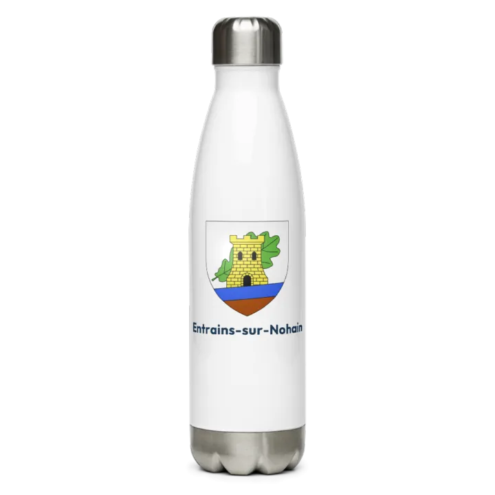 Gourde inox blason de Entrains-sur-Nohain