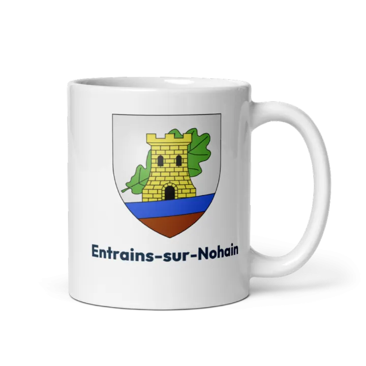 Mug blason de Entrains-sur-Nohain