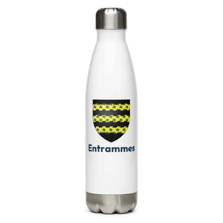 Gourde inox — blason d'Entrammes