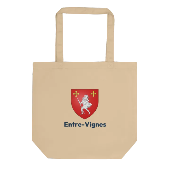 Tote bag coton bio — blason d'Entre-Vignes