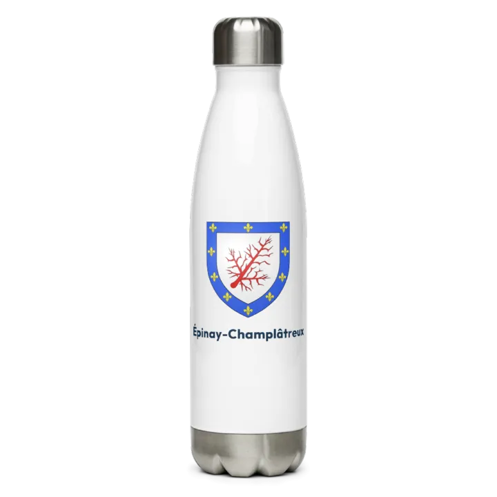 Gourde inox — blason d'Épinay-Champlâtreux