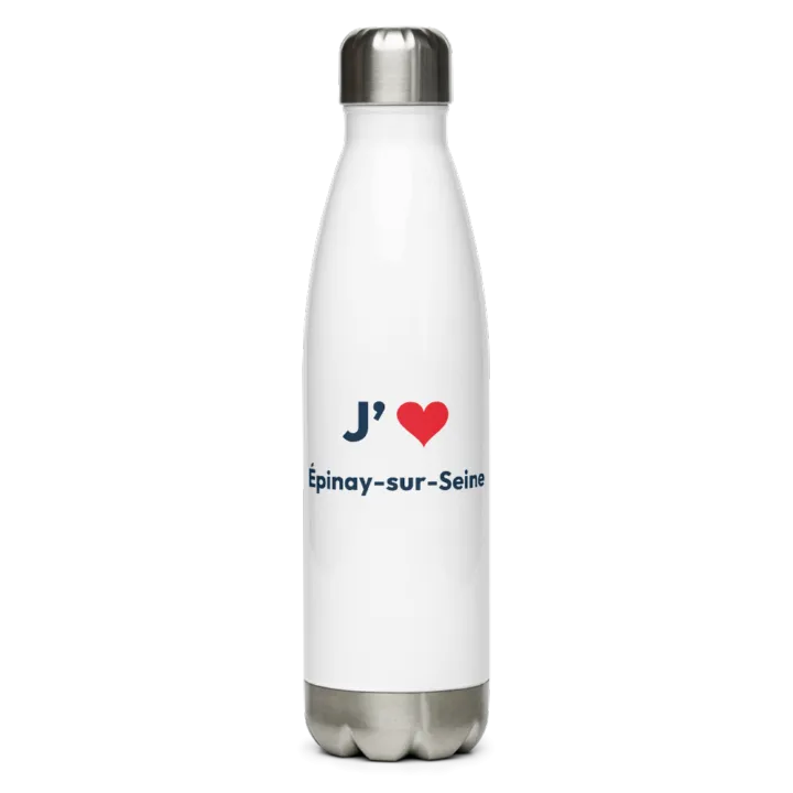 Gourde inox « J’❤ Épinay-sur-Seine »