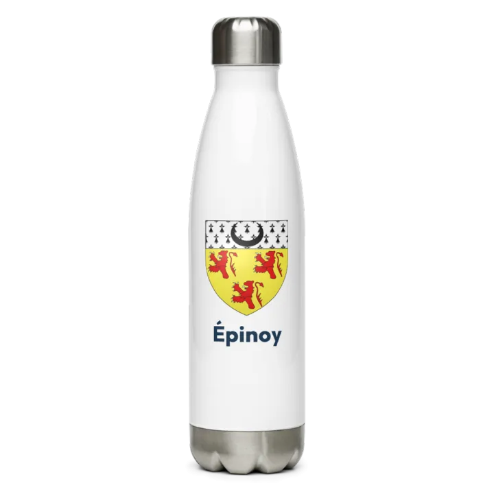 Gourde inox blason de Épinoy