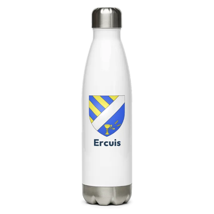 Gourde inox — blason d'Ercuis