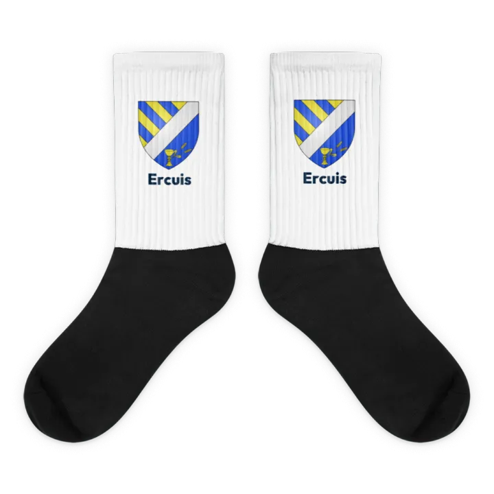 Chaussettes — blason d'Ercuis