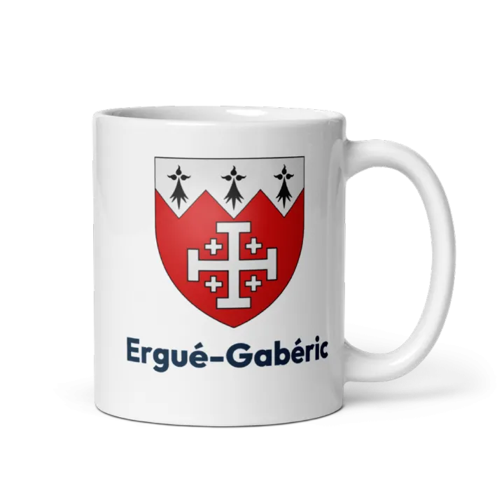 Mug blason de Ergué-Gabéric
