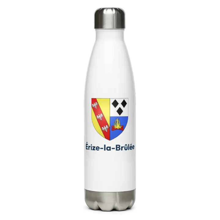 Gourde inox blason de Érize-la-Brûlée