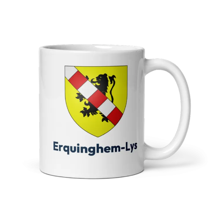Mug blason de Erquinghem-Lys