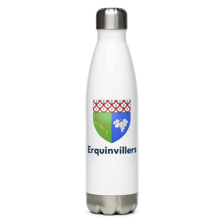 Gourde inox blason de Erquinvillers