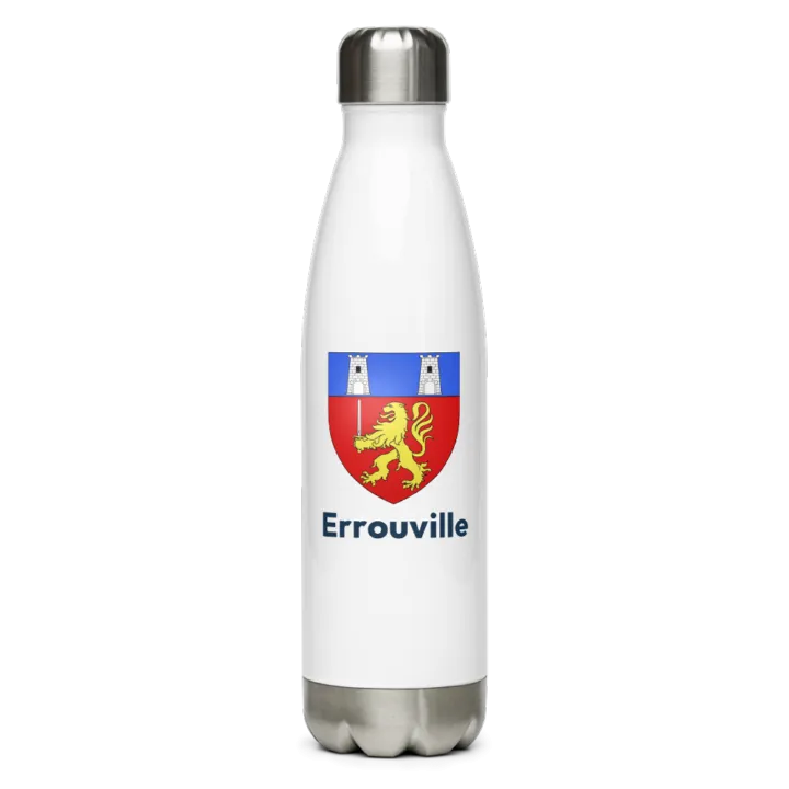Gourde inox blason de Errouville