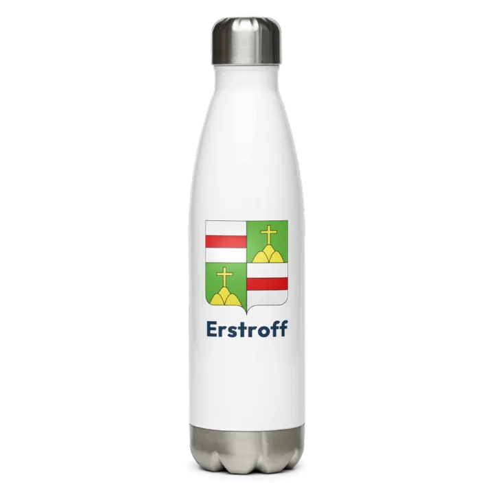 Gourde inox blason de Erstroff