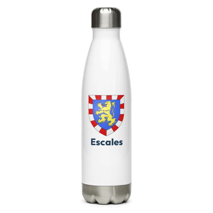 Gourde inox blason de Escales