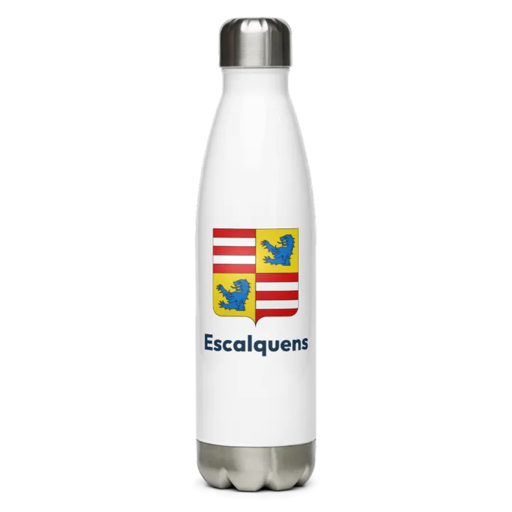 Gourde inox blason de Escalquens