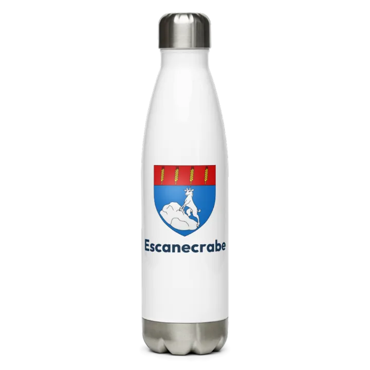 Gourde inox blason de Escanecrabe