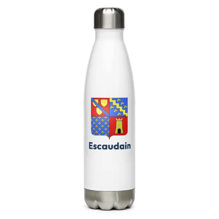 Gourde inox blason de Escaudain