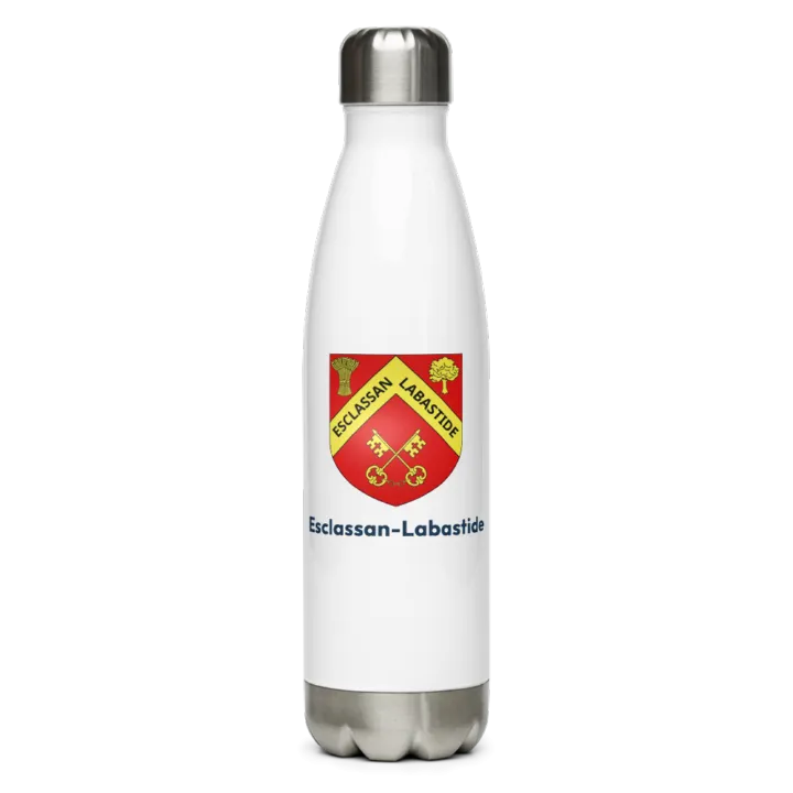 Gourde inox blason de Esclassan-Labastide