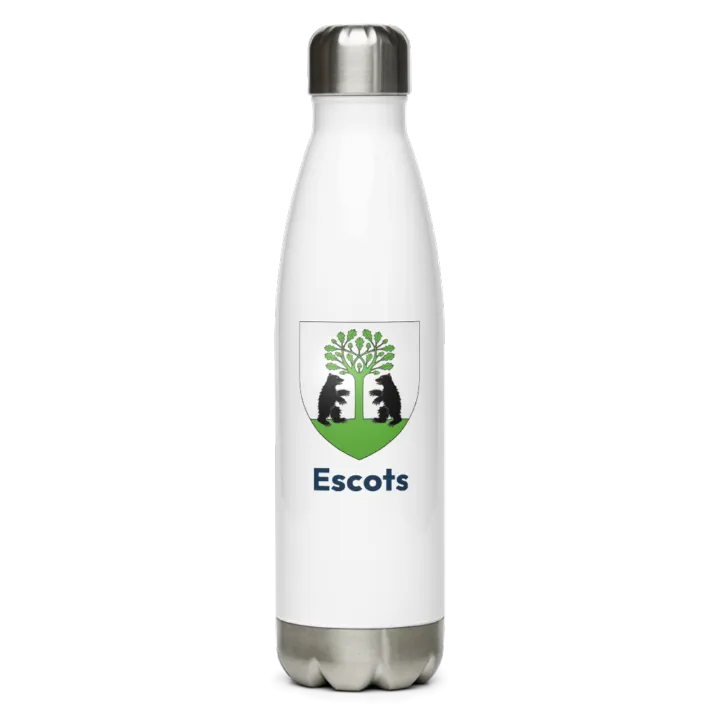 Gourde inox blason de Escots