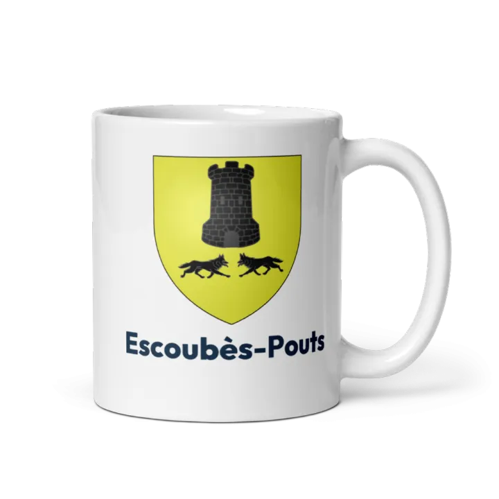 Mug blason de Escoubès-Pouts