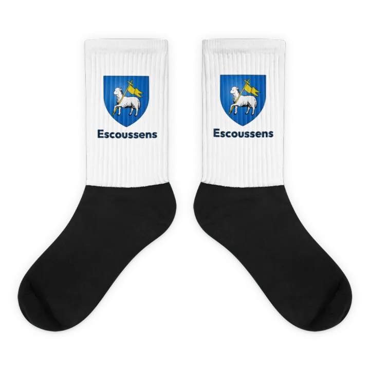 Chaussettes — blason d'Escoussens