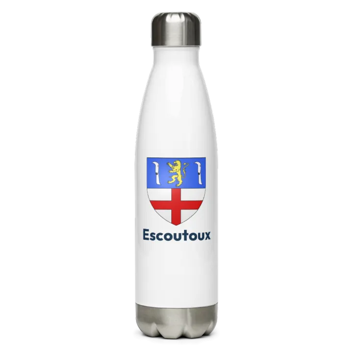 Gourde inox blason de Escoutoux