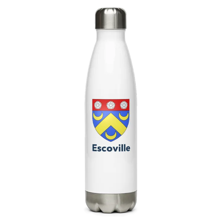 Gourde inox blason de Escoville