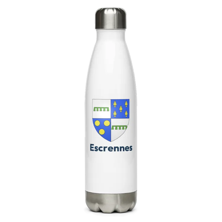 Gourde inox blason de Escrennes