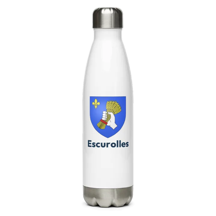 Gourde inox blason de Escurolles