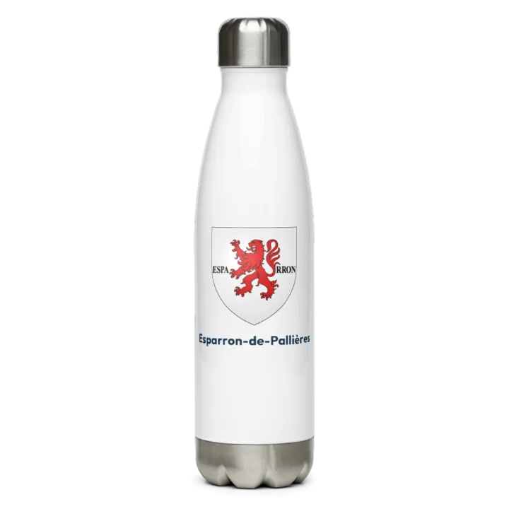 Gourde inox blason de Esparron-de-Pallières