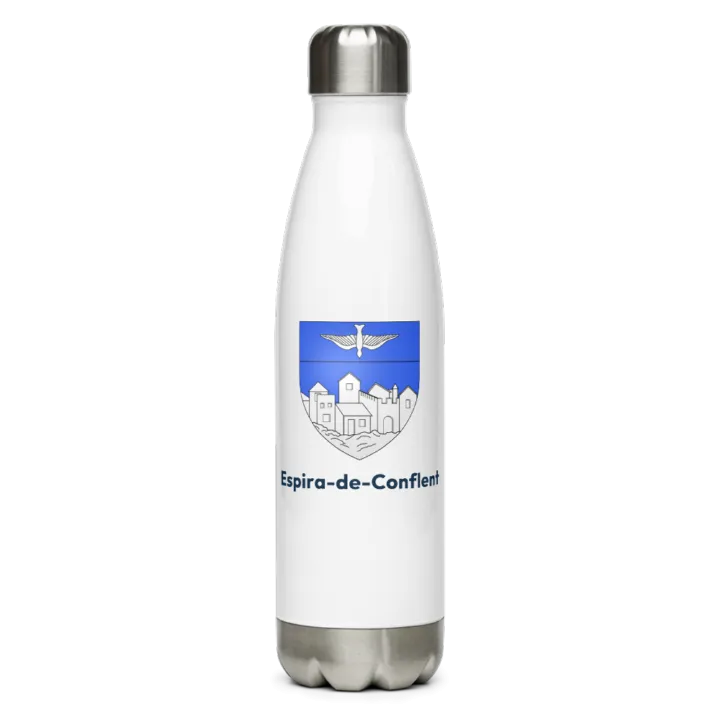 Gourde inox blason de Espira-de-Conflent