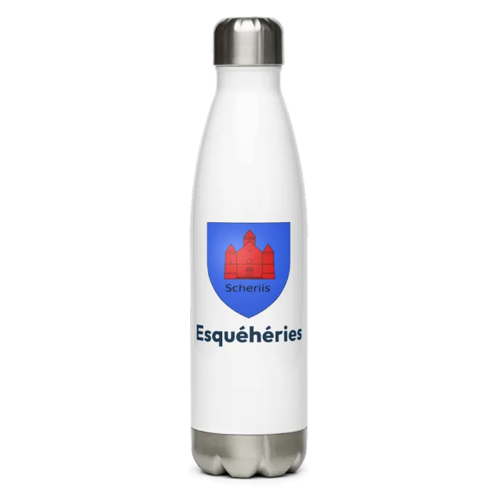 Gourde inox blason de Esquéhéries