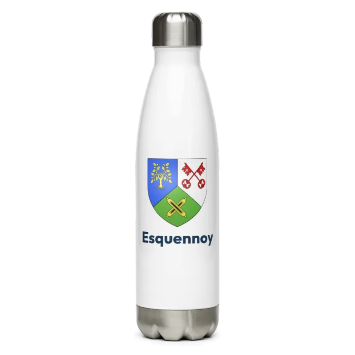 Gourde inox blason de Esquennoy