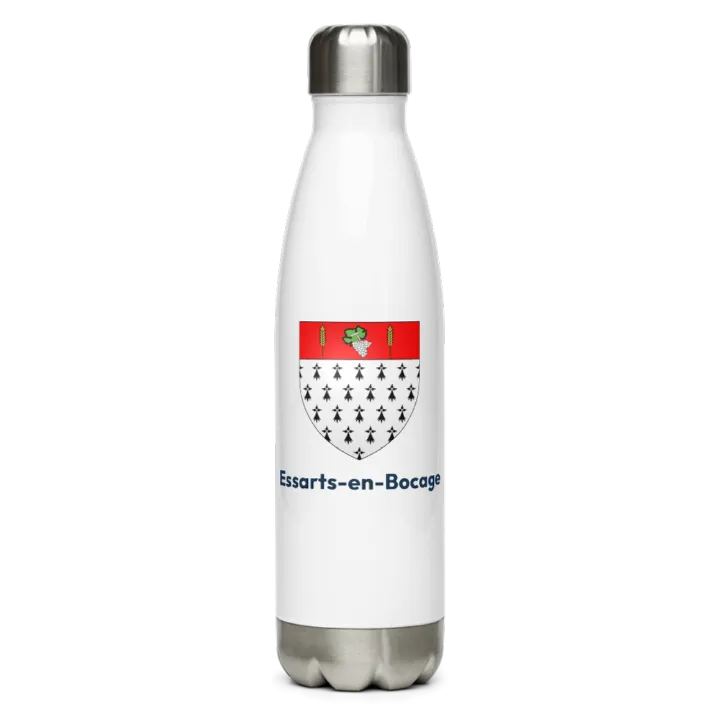 Gourde inox — blason d'Essarts-en-Bocage