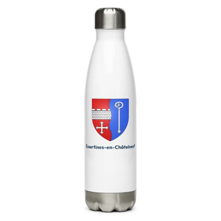 Gourde inox blason de Essertines-en-Châtelneuf