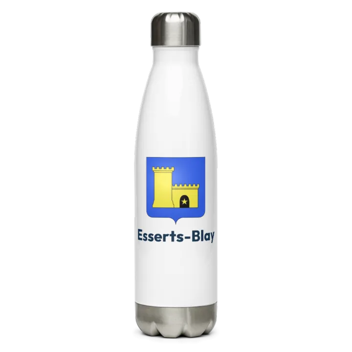 Gourde inox blason de Esserts-Blay