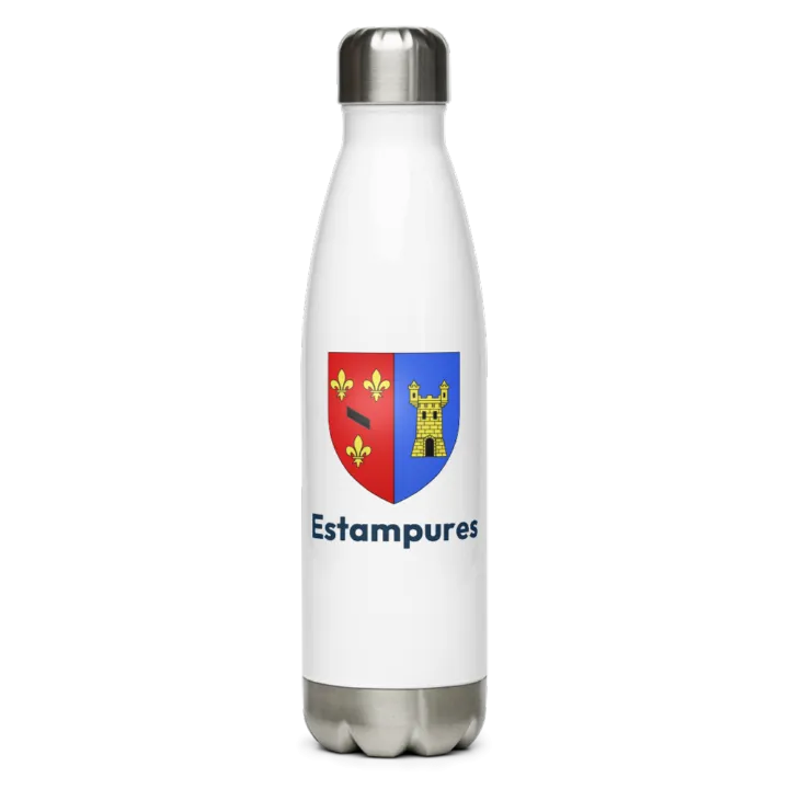 Gourde inox blason de Estampures
