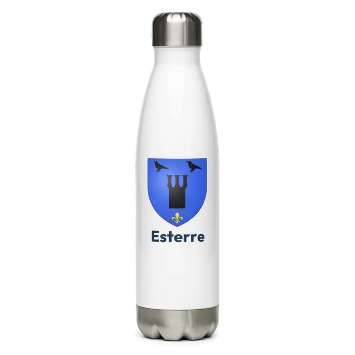 Gourde inox blason de Esterre