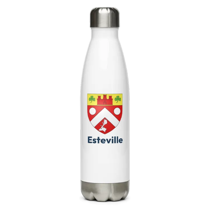Gourde inox blason de Esteville