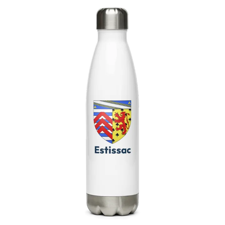 Gourde inox blason de Estissac