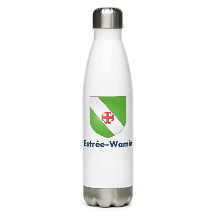 Gourde inox — blason d'Estrée-Wamin