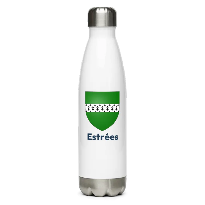 Gourde inox blason de Estrées