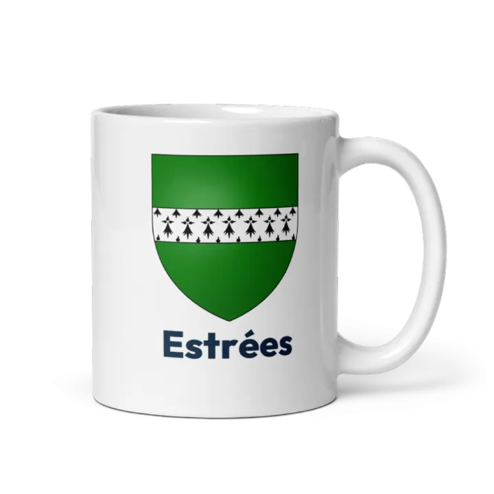 Mug blason de Estrées