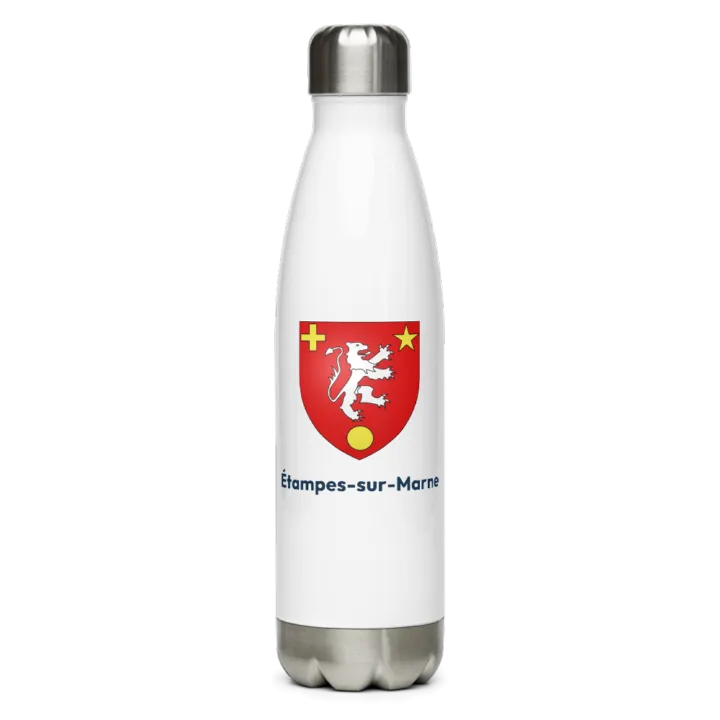 Gourde inox blason de Étampes-sur-Marne