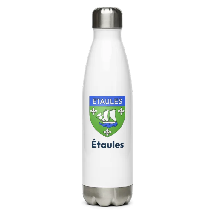 Gourde inox — blason d'Étaules