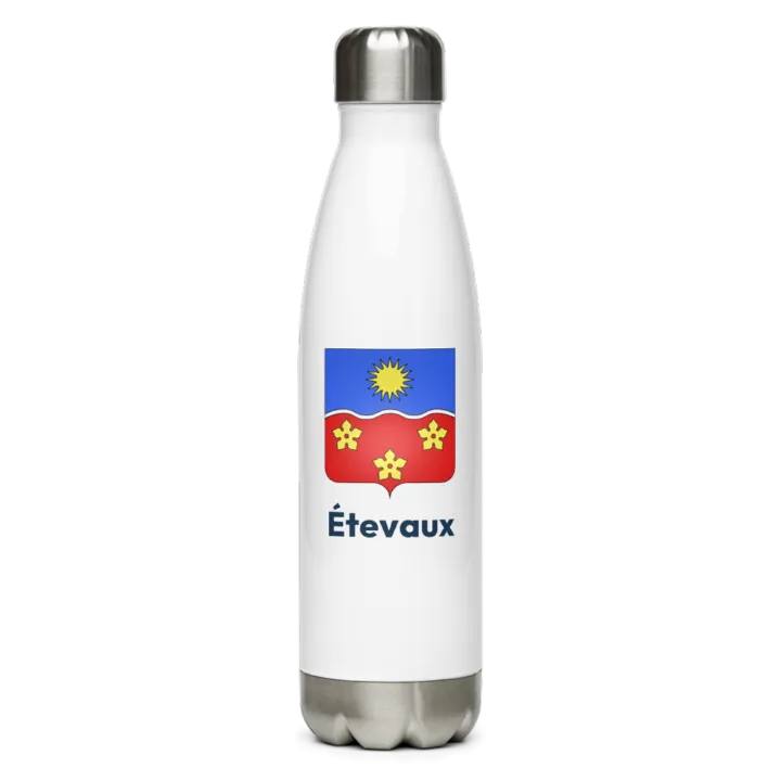 Gourde inox blason de Étevaux