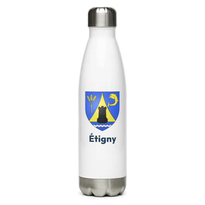 Gourde inox blason de Étigny