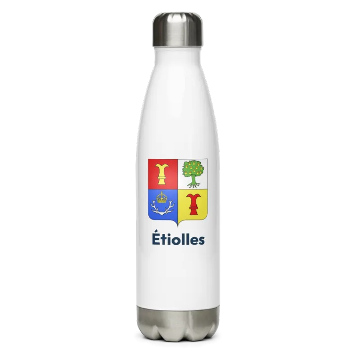 Gourde inox blason de Étiolles