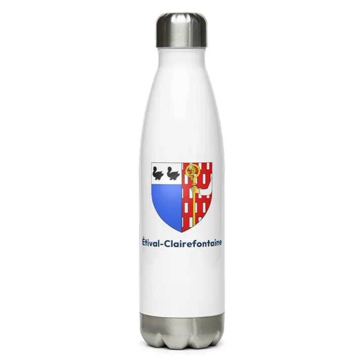 Gourde inox blason de Étival-Clairefontaine