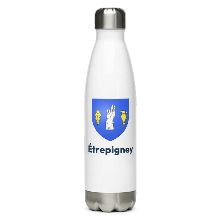 Gourde inox blason de Étrepigney
