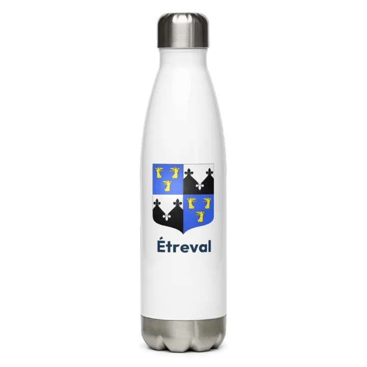 Gourde inox blason de Étreval