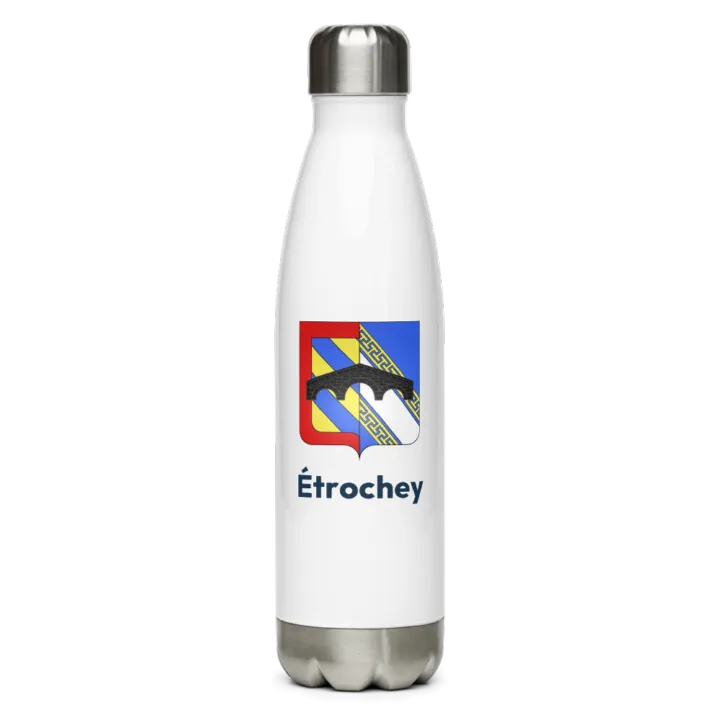Gourde inox blason de Étrochey